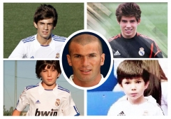 Los 4 hijos futbolistas de Zinedine Zidane