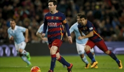 Quin hizo el penalti indirecto antes que Messi y Luis Surez
