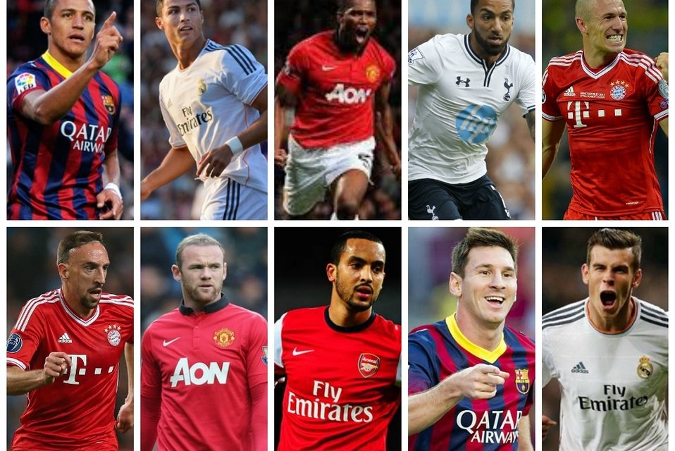 Los 10 futbolistas ms rpidos del mundo